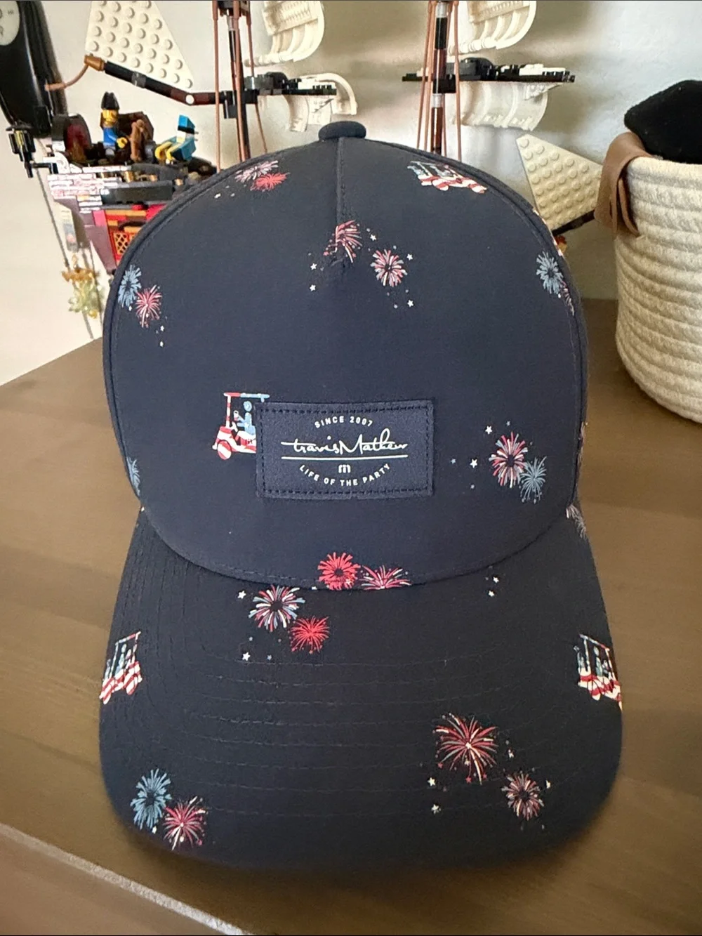TravisMathew Navy Fireworks Golfing. Like new.